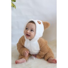 Bebesev Baby Welsoft Fermuarlı Panda Tulum