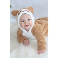 Bebesev Baby Welsoft Fermuarlı Panda Tulum