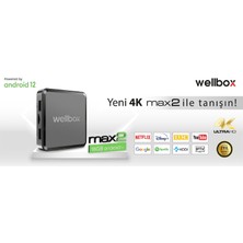 Ata Elektronik Wellbox android 12  Ultra Hd Android Tv 4k Box Hafıza Tivi Baks Tv Keyfi 2gb Ram | 16GB Hafıza  iptv UYUMLU