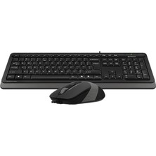 A4Tech A4 Tech F1010 Q USB Gri mm Kablolu Klavye Mouse Set