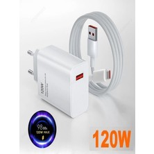 Ermer 120W Süper Hızlı Turbo Şarj Aleti Xiaomi Type-C To Type-C Redmi Android Qualcomm Quick Charge 5.0
