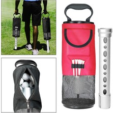 Lonni Golf Topu Alıcısı Sevişme Çantası Spor Aksesuarları Kullanışlı Golf Topu Seçici Kırmızı (Yurt Dışından)