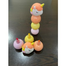 Rubenis 3 Renk Unıcorn Figürlü Mini Fosforlu Kalem Seti