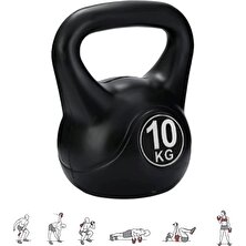 Ckspor 10 kg Kettlebell Çaydanlık Tipi Dambıl Ağırlık CKS204