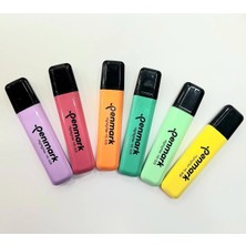 Çilek Home Avm Çilekhomeavm Penmark Highlighter Pastel Fosforlu Kalem 6 Renk DF23R2R