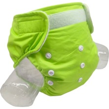 Bezhane Baby Ybb yıkanabilir Cırt Cırtlı bebek Bezi Cepli Neon YEŞIL (3KG-12KG)