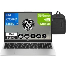 Hp 250 G10 Intel Core I7 1355U 8gb 1tb SSD 15,6" Fhd MX550 WINDOWS11HOME Taşınabilir Bilgisayar G108A543EAW19+WEBLEGELSINÇANTA