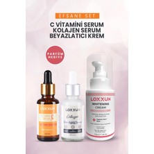 C Vitamini Serum + Kolajen Serum + Beyazlatıcı Krem