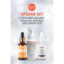 C Vitamini Serumu + Kolajen Serumu + Leke Kremi Seti