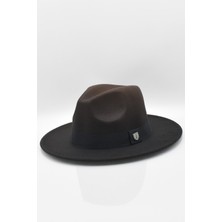 Erkek Multicolor Fötr Şapka Kahve Panama Hat