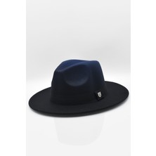 Erkek Multicolor Fötr Şapka Lacivert Panama Hat