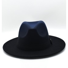 Erkek Multicolor Fötr Şapka Lacivert Panama Hat