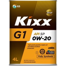 Kixx G1 Sp 0W-20 (E) 4 Litre Benzinli Motor Yağı ( Üretim Yılı: 2022 )