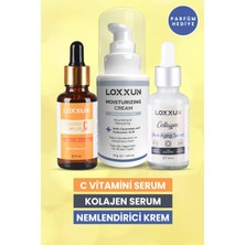 C Vitamini Serum + Kolajen Serum + Nemlendirici Krem