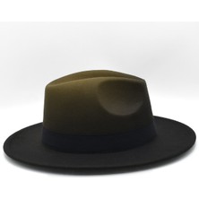 Erkek Multicolor Fötr Şapka Haki Panama Hat