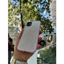 SPHONE iPhone 11 Kılıf Pırlanta Taşlı Hızmalı Dökülmez Işıltılı Kamera Yükseltili Renkli Aşko Kapak