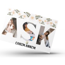 Hediye Vakti Kişiye Özel Aşk Yazılı Ahşap Poster