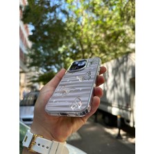 SPHONE iPhone 12 Pro Kılıf Hologramlı Casetify Butterfly Kelebek Desenli 3D Grafiti Desenli Figür Motif