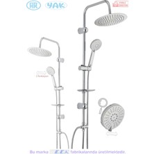Ar Ark Banyo Yuvarlak Takım Duş Kolonu Tepe Duş Başlık Seti 102158036