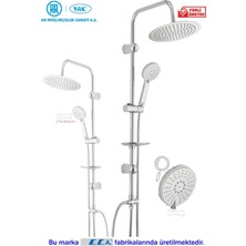 Ar Ark Banyo Yuvarlak Takım Duş Kolonu Tepe Duş Başlık Seti 102158036