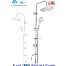 Ar Ark Banyo Yuvarlak Takım Duş Kolonu Tepe Duş Başlık Seti 102158036