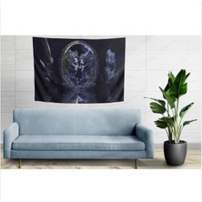 Vision Novas Astroloji Ikizler Burcu Özel Kadife Duvar Örtüsü Duvar Halısı Tapestry