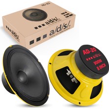 Ads Oto Hoparlör 20 cm 900W Kapaklı 2 Adet Ads Ad-20