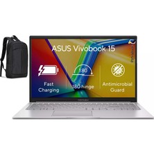 Asus Vivobook 15 X1504ZA Intel Core I7 1255U 16GB 2tb SSD Windows 11 Home 15.6" Fhd Taşınabilir Bilgisayar Sırt Çantası HEDIYELIDIR-SR57