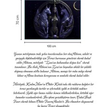 Vision Novas Astroloji Terazi Burcu Özel Kadife Duvar Örtüsü Duvar Halısı Tapestry