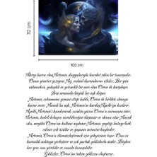Vision Novas Astroloji Akrep Burcu Özel Kadife Duvar Örtüsü Duvar Halısı Tapestry