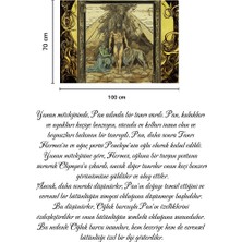 Vision Novas Astroloji Oğlak Burcu Özel Kadife Duvar Örtüsü Duvar Halısı Tapestry