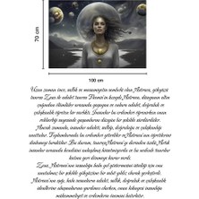 Vision Novas Astroloji Başak Burcu Özel Kadife Duvar Örtüsü Duvar Halısı Tapestry