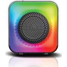 Bakeey Flame Light Kablosuz Hoparlör Rgb Aydınlatmalı Fm Radyo Hd Ses Taşınabilir Bluetooth Hoparlör