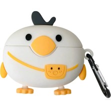 34center Oppo Enco x Uyumlu Figürlü Silikon Kılıf (Ürün Kulaklık Değildir)