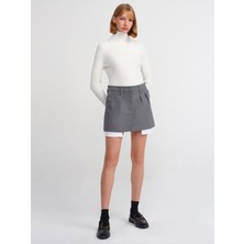 Dilvin 80809 Mini Etek-Antrasit