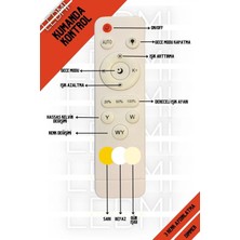 Ledmi Lighting Yüksek Aydınlatmalı Kalın Kasa Gezegen Model Beyaz LED Avize, 3 Renk Aydınlatma, Salon Avizesi