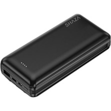 Shaza 20.000 Mah 4in1 Smart Chip Powerbank Siyah