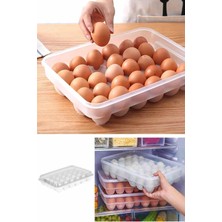 Hobby Life 30 Yumurta Kapasiteli Yumurta Saklama Kabı -Kapaklı Pratik Yumurta Saklama Kutusu-Yumurta Organizeri