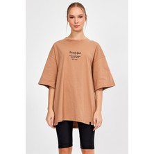 Alexander Gardi ALEXANDERGARDI BASKILI OVERSİZE T-SHİRT (UN-0046 01)