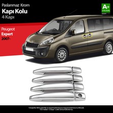 S-Dizayn Peugeot Expert Krom Kapı Kolu 4 Kapı 2007-2016 A+ Kalite