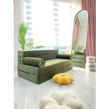 Minness  Katlanır Koltuk & Katlanır Yatak-Baby Face Kumaş 120*200 &oturum Yüksekliği 29CM