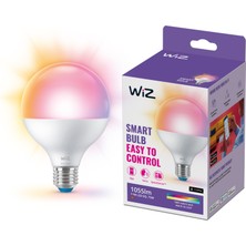 75W Renkli Ambiyans E27 Akıllı Ampul (G95) Matter, Google Home, Alexa Uyumlu