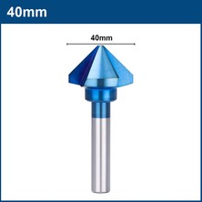 Liyao 40MM Xcan Pah Kırma Kesici 3 Flüt 90 Derece Havşa Matkap Ucu 4.5-50MM Hss Çelik Ahşap Metal Delik Kesici Metal Delme Araçları (Yurt Dışından)