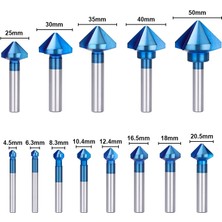 Liyao 40MM Xcan Pah Kırma Kesici 3 Flüt 90 Derece Havşa Matkap Ucu 4.5-50MM Hss Çelik Ahşap Metal Delik Kesici Metal Delme Araçları (Yurt Dışından)