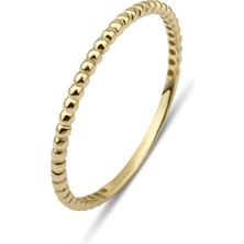 Kairos Jewelry 14 Ayar Altın Topçuk Yüzük KRS099-14GR