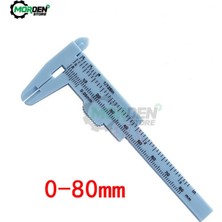 Liyao Mavi 80MM 0-150MM 0-80MM 0-100MM Çift Kural Ölçeği Sürmeli Kumpas Ölçme Mini Aracı Cetvel Sürmeli Kumpas Cetvel Aracı Dropship (Yurt Dışından)