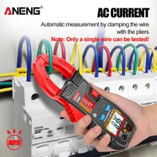 ANENG CM80 Kırmızı Aneng CM81 CM80 Dijital Pens Metre Multimetre 600A Ac Akım Test Cihazı Pense Otomatik Aralığı Voltmetre True Rms Direnç Ölçer (Yurt Dışından)