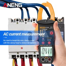 ANENG ST184 Kırmızı Aneng ST184 Dijital Multimetre Pens Metre True Rms 6000 Sayım Profesyonel Ölçüm Test Cihazları Ac/dc Gerilim Ac Akım Ohm (Yurt Dışından)