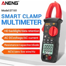 ANENG 1 Takım Aneng Dijital Pens Metre ST181 Dc/ac Akım 4000 Sayım Multimetre Ampermetre Gerilim Test Cihazı Araba Amp Hz Kapasite Ohm Ncv Testi (Yurt Dışından)