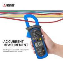 ANENG ST201 Mavi Aneng ST201 Dijital Profesyonel Multimetre Kelepçe Ampermetre Transistör Kondansatör Test Cihazı Güç Testi Otomotiv Gerilim Test Cihazı (Yurt Dışından)